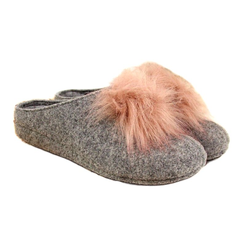 Panto Fino papuče W INT1626B sive siva