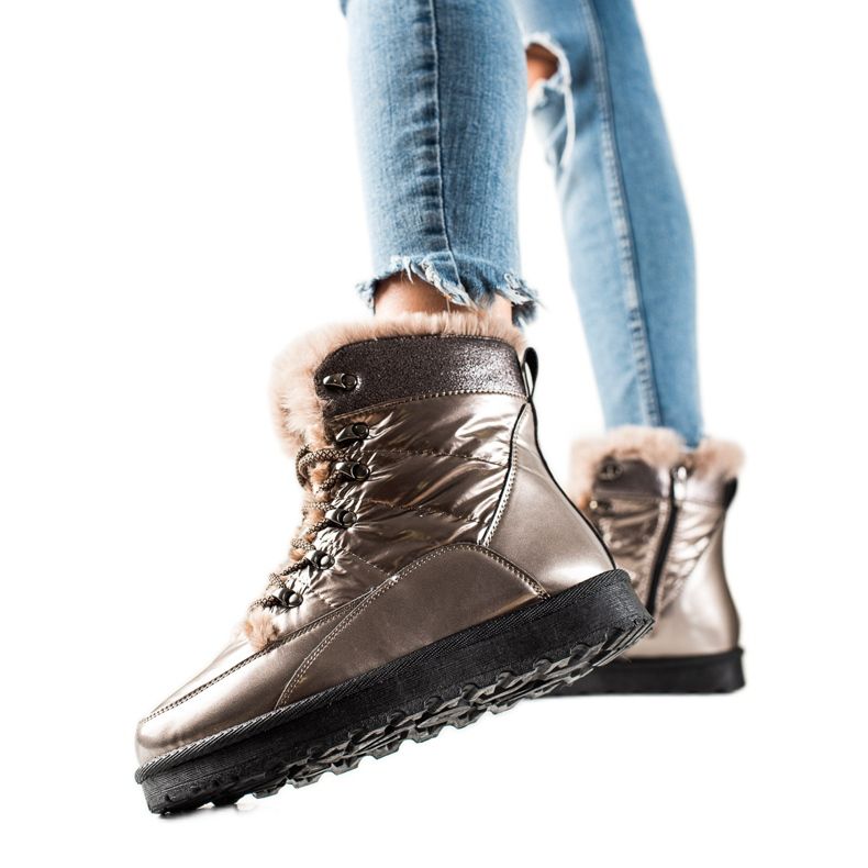 W. Potocki Tople Potocki čizme za snijeg smeđa