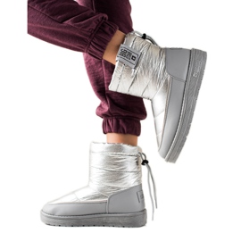 Ženske čizme za snijeg Big Star II274118 srebro siva