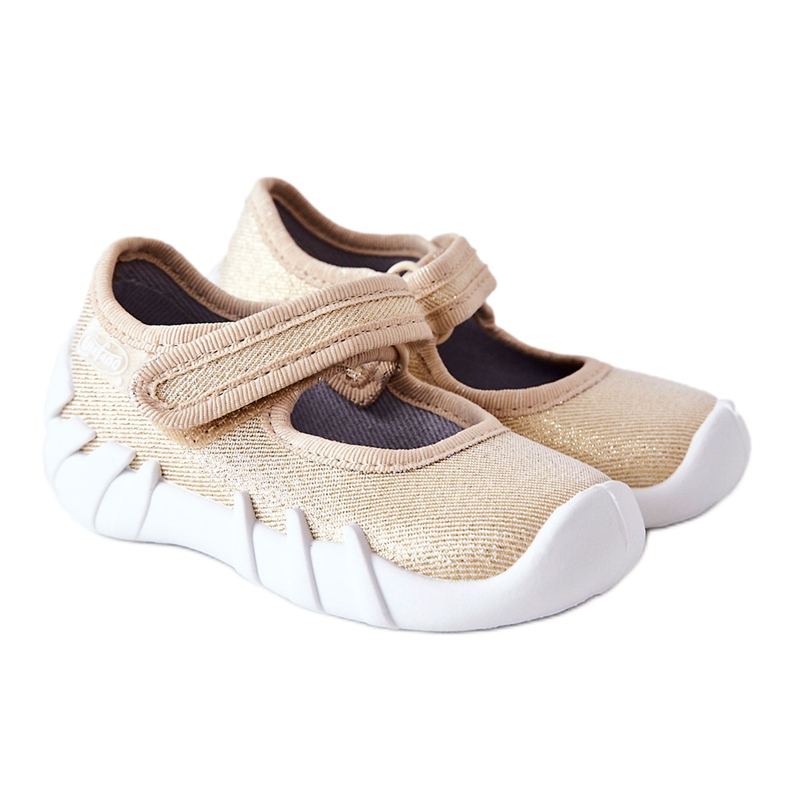 BEFADO S.A. Inblu Shiny 109P224 zlatne balerine papuče