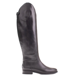 Marco Shoes Čizme s patentnim zatvaračima i elastičnom gumom crna