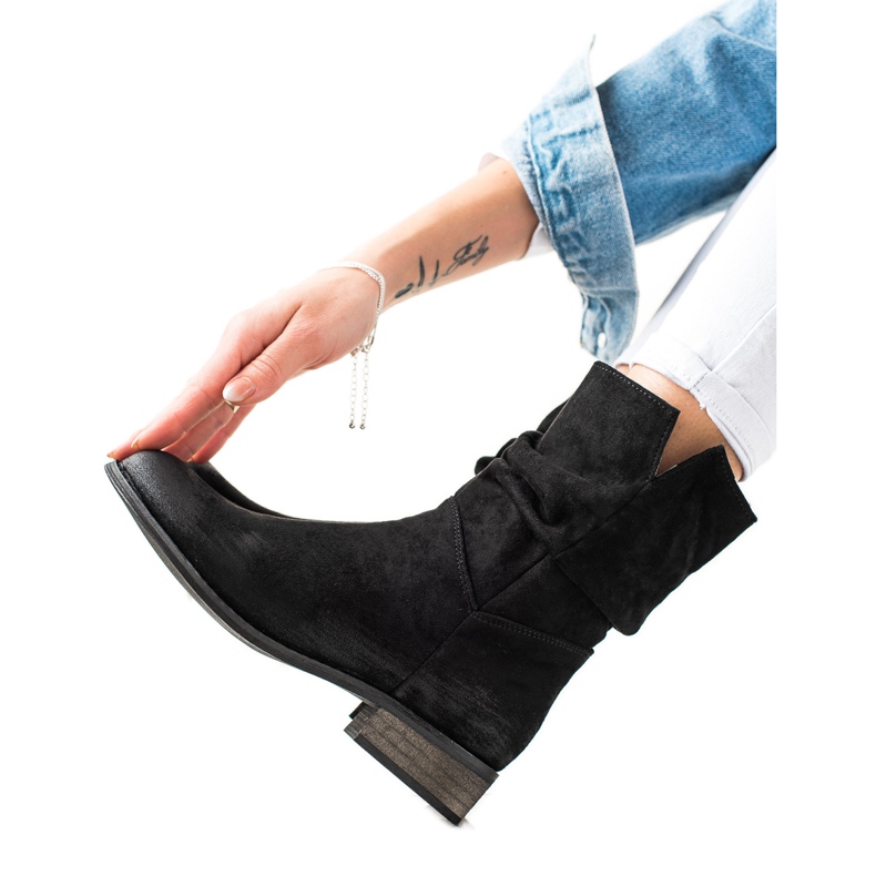 Evento Kaubojske čizme od antilopa crno