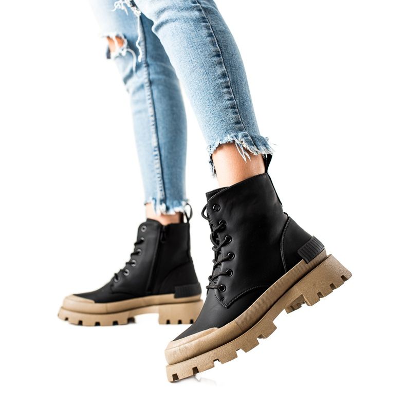 Seastar Modne izolirane planinarske cipele crno