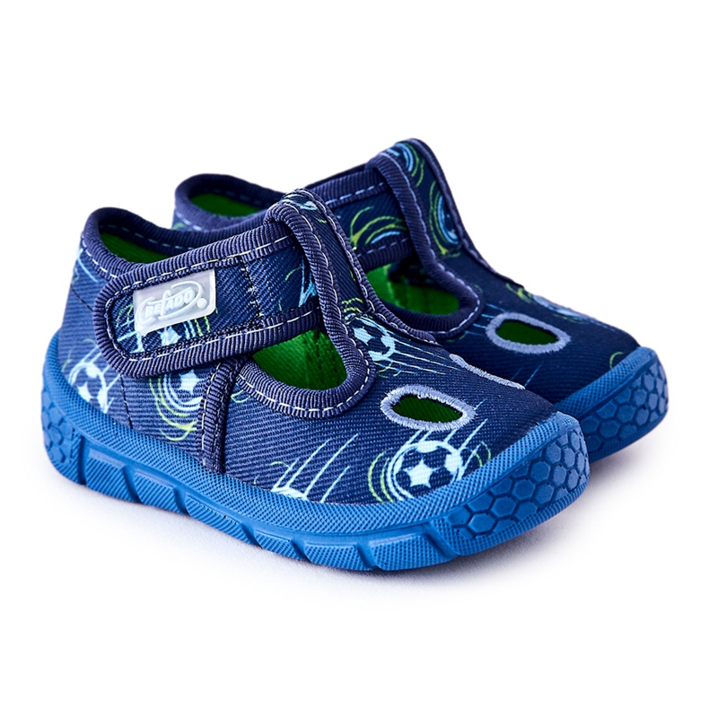 BEFADO S.A. Papuče Befado Balls 533P015 Navy Blue mornarsko plava
