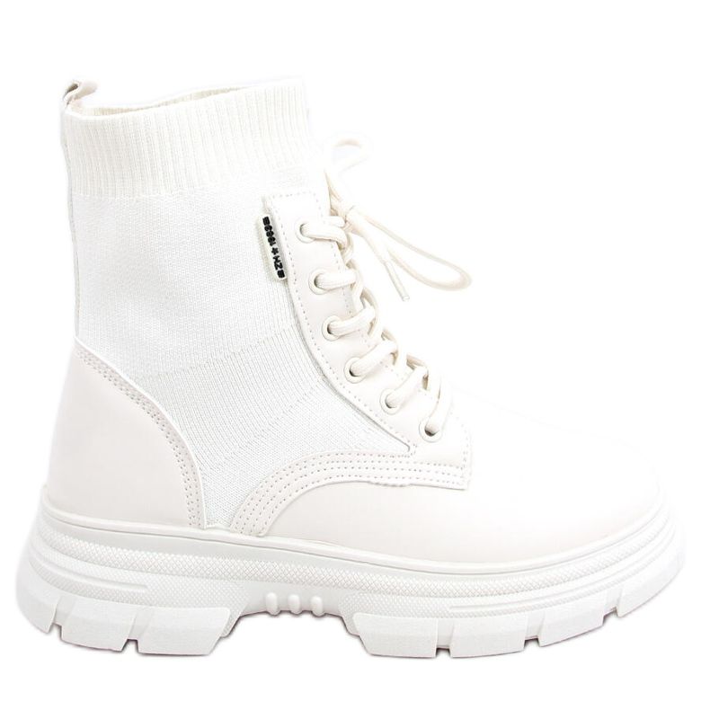 Čizme s gornjim dijelom čarapa Ritius Beige bež