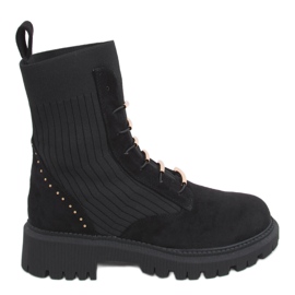 Radnice s gornjim dijelom čarapa Rio Black crna