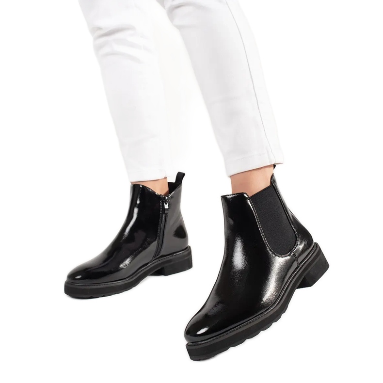 Sergio Leone Klasične crne čizme iz Sergia Leonea crno