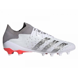 Adidas Predator Freak.1 Low Ag M GZ2806 kopačke siva, bijela bijela