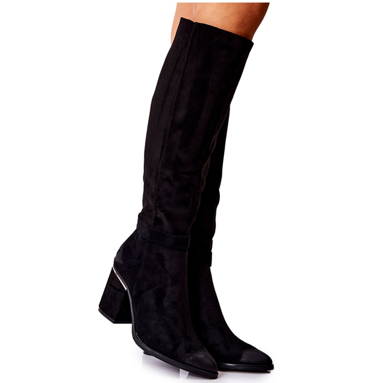 POTOCKI Antilop čizme na baru crne Corises crno