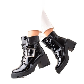 Evento Lakirane radnice na visokim potpeticama crna