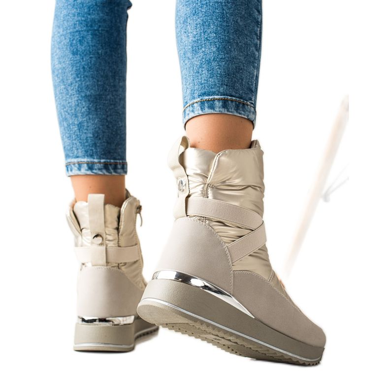 Weide Klasične čizme za snijeg bež