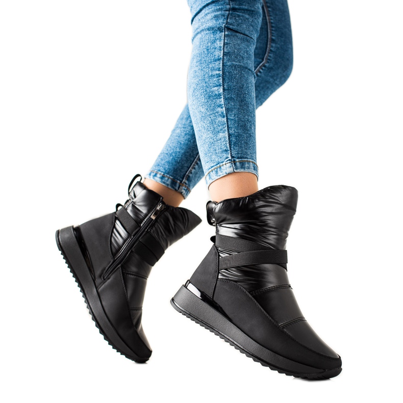 Weide Klasične čizme za snijeg crno