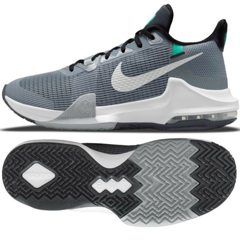 Košarkaške cipele Nike Air Max Impact 3 M DC3725 002 siva nijanse sive