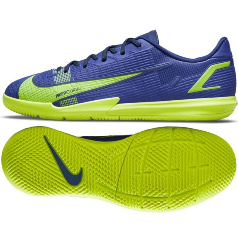 Tenisice za nogomet Nike Mercurial Vapor 14 Academy Ic Jr CV0815 474 raznobojna plava