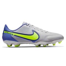Nogometne cipele Nike Tiempo Legend 9 Academy Mg M DA1174-075 siva, plava sijede