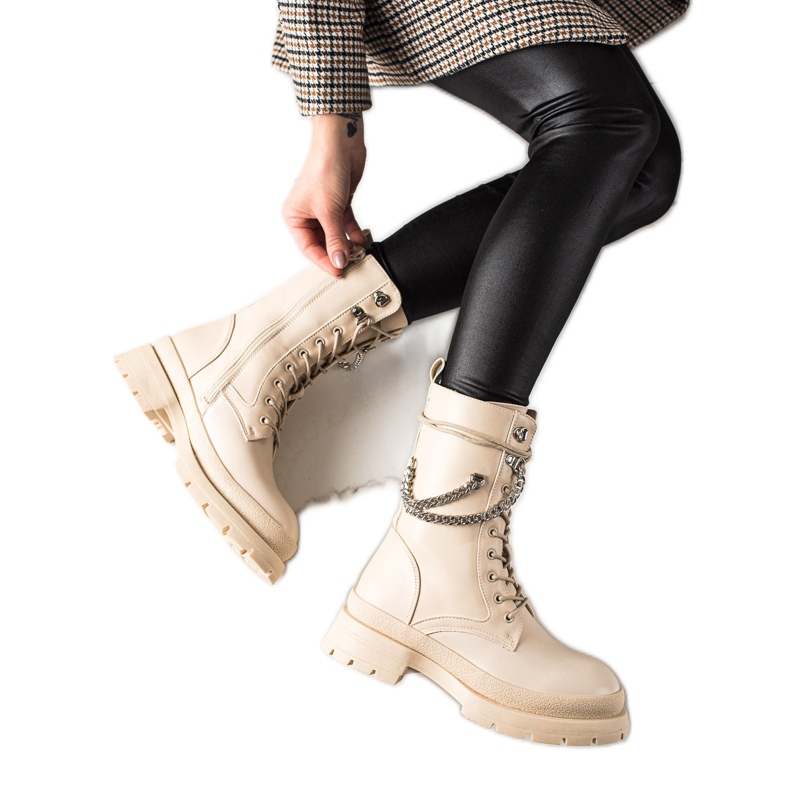 Bona Topli radnici s lancem bež