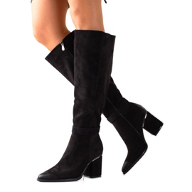 W. Potocki Crne Potocki antilop čizme crna