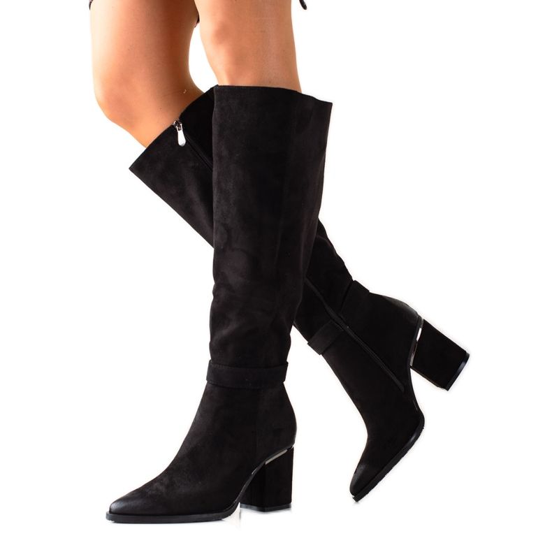 W. Potocki Crne Potocki antilop čizme crno