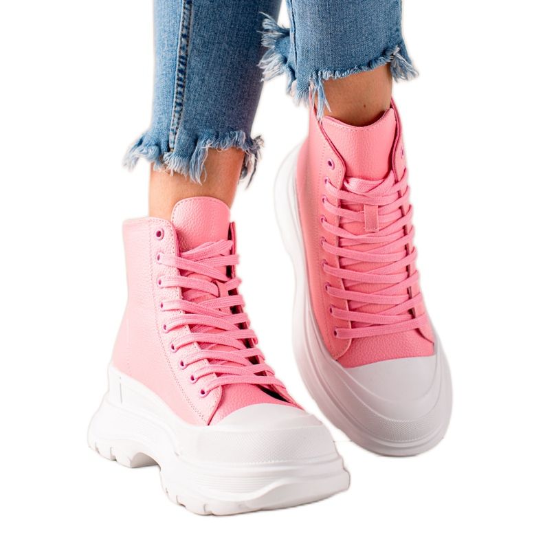 Seastar Tenisice na platformi ružičasta