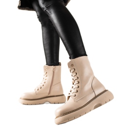 TRENDI Bež torbe na platformu