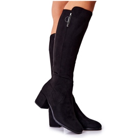 PG1 Antilop čizme s patentnim zatvaračem crne Magnizio crna