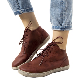 Bordo Keira ležerne ženske čizme klaret crvena