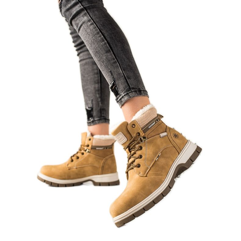 Goodin Udobni sportski traperi smeđa