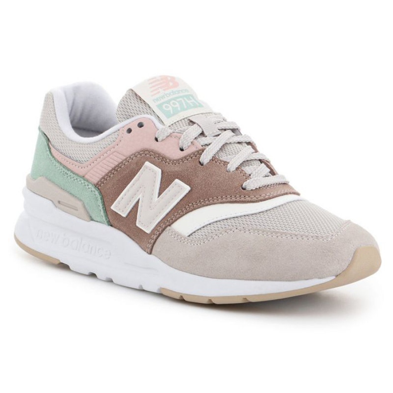 Cipele New Balance W CW997HVD bež smeđa ružičasta zelena