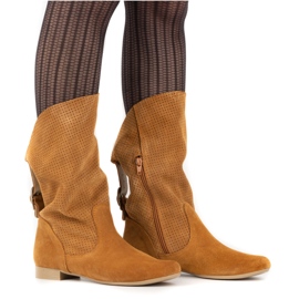 Olivier Ažur Elena čizme crvene narančasta