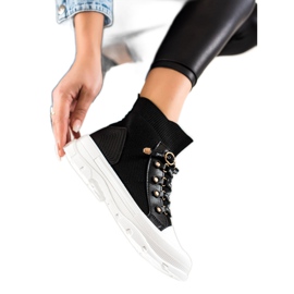 Goodin Modne visoke tenisice crna