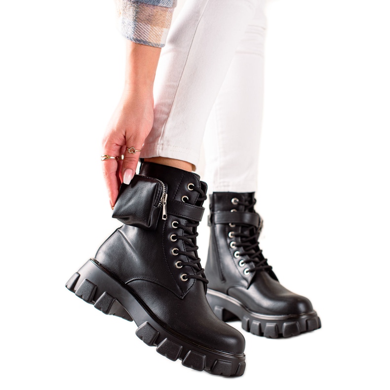 TRENDI Modni Traperi crno