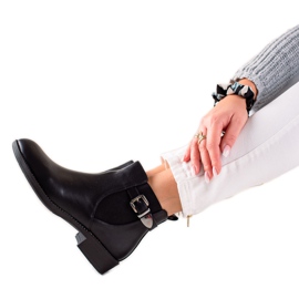 Chc Shoes Udobne crne čizme crna