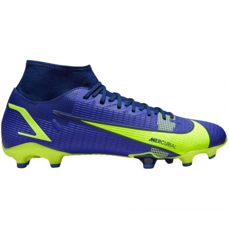 Nogometne cipele Nike Mercurial Superfly 8 Academy FG / MG M CV0843 574 plava plava