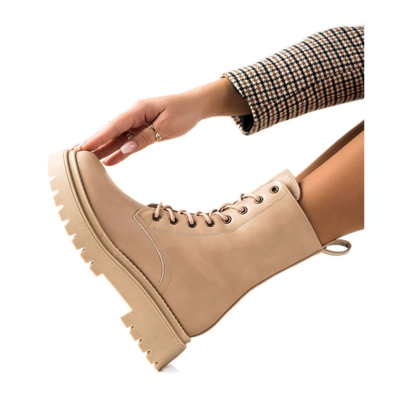 Seastar Klasični traperi od eko kože bež