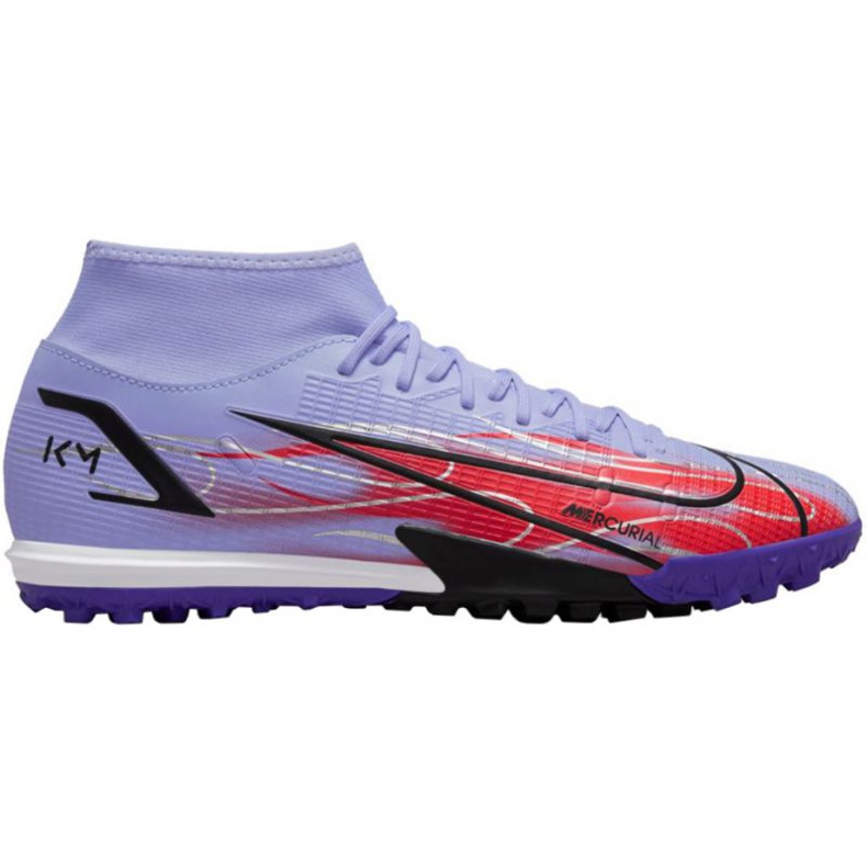 Nike Mercurial Superfly 8 Academy Tf M DB2868 506 tenisice za nogomet crvena, ljubičasta ljubičasta