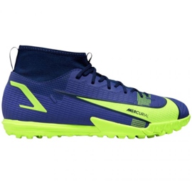 Nogometne cipele Nike Mercurial Superfly 8 Academy Tf Jr CV0789 474 višebojan plava
