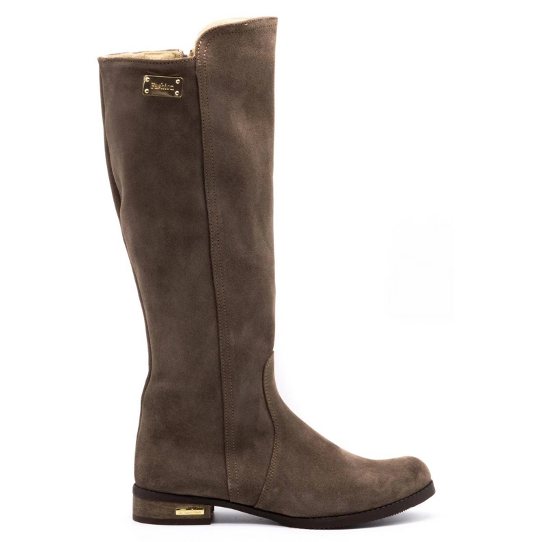 Olivier Modne čizme Klara zemljane bež