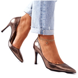 Štikle u špicu Monnari 0390-M22 Srebro višebojan