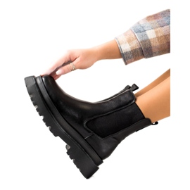 Filippo Crne čizme Chelsea na platformi crna