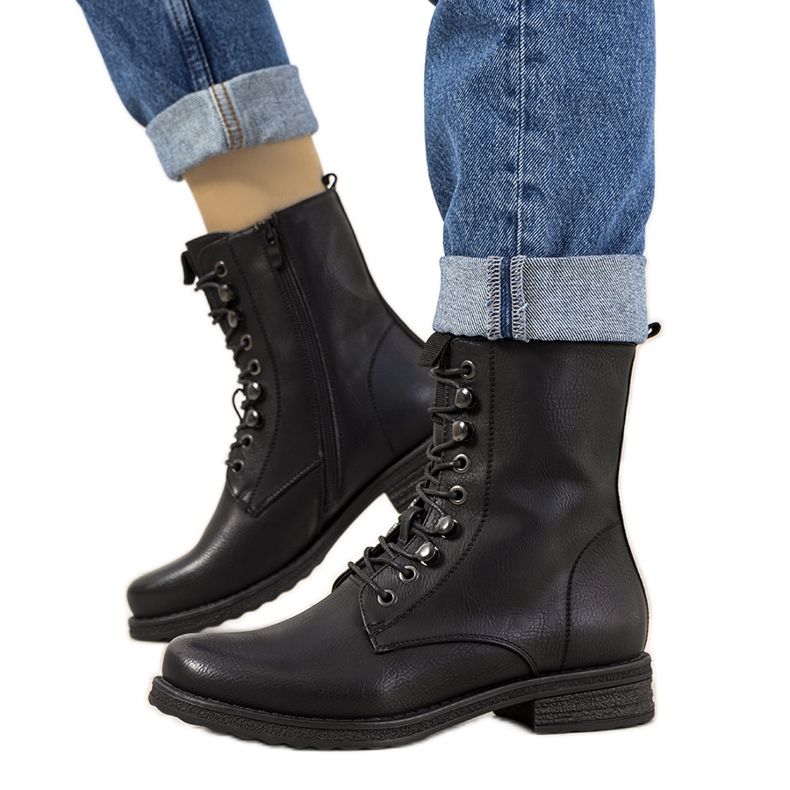 Crne izolirane čizme Muro crno