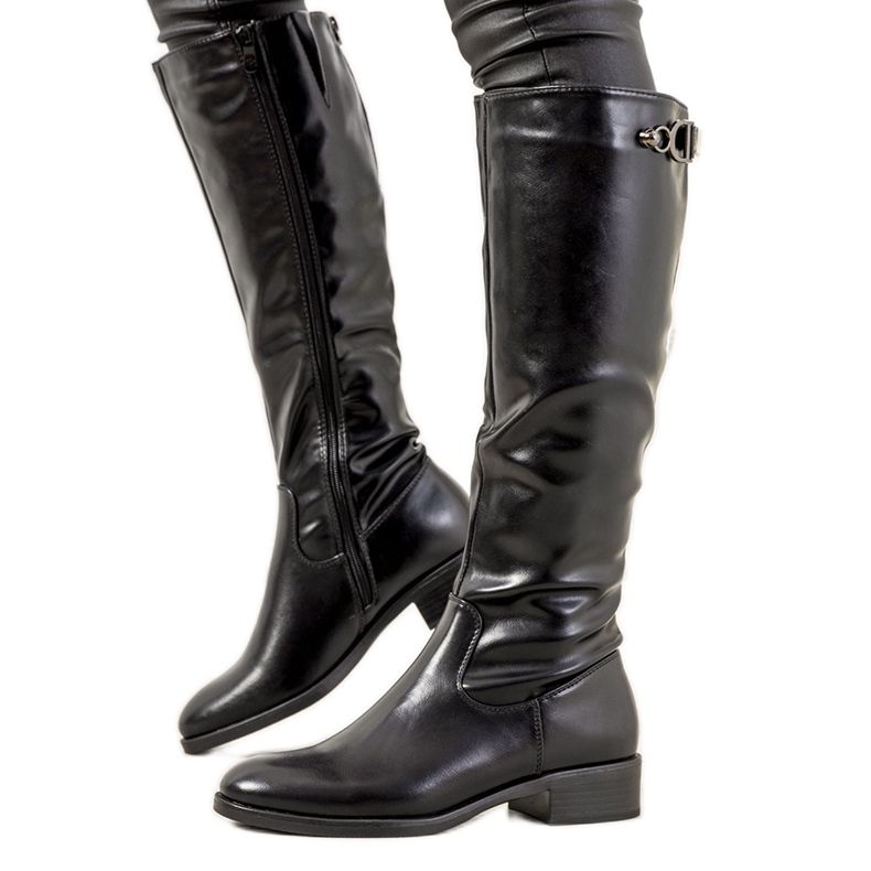 Crne izolirane čizme za žene Largo crno