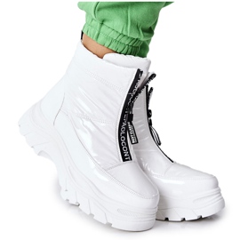 Vinceza Ženske traperske čizme White Echowen bijela crna