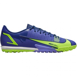 Tenisice za nogomet Nike Mercurial Vapor 14 Academy Tf M CV0978 474 plava, zelena plava