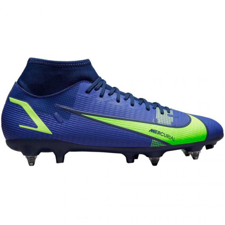 Nogometne cipele Nike Mercurial Superfly 8 Academy SG-PRO Ac M CW7432 474 plava plava