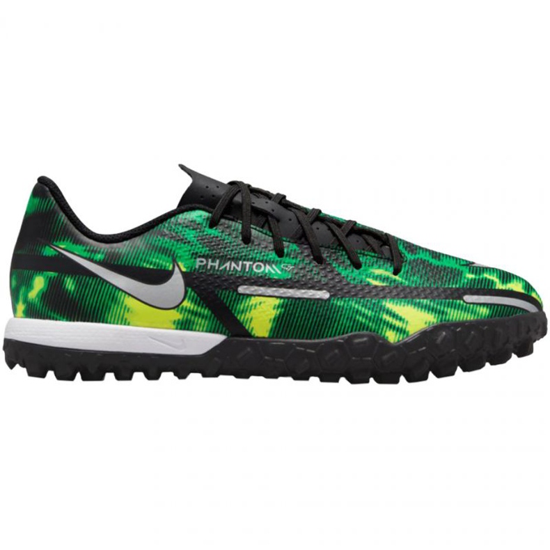 Nogometne cipele Nike Phantom GT2 Academy Tf Jr DM0739 003 raznobojna zelena