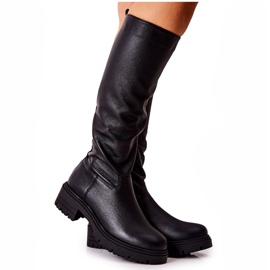 Kožne čizme Black Nicole 2685 crna