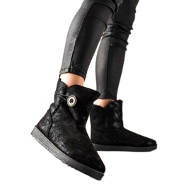 Evento Mukluki sa sjajem crna