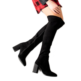 Goodin Čizme od antilopa na stupu crna