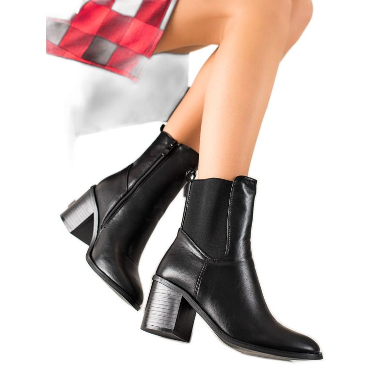 Laura Mode Elegantne čizme crno