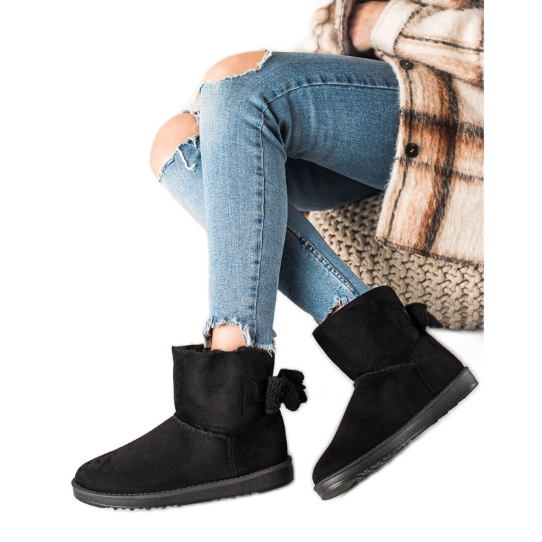 TRENDI Crni antilop Mukluki crno